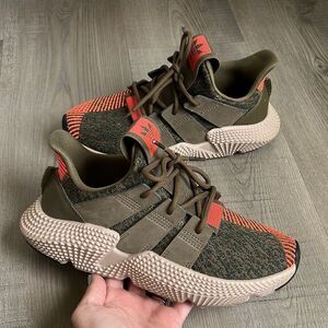 Adidas Prophere Junior Shoes Sneakers Green Orange AQ0509 Men’s 5